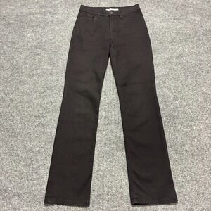 Gardeur Denim Mens Jeans Size 36 Black Denim Straight Leg Casual Low RIse